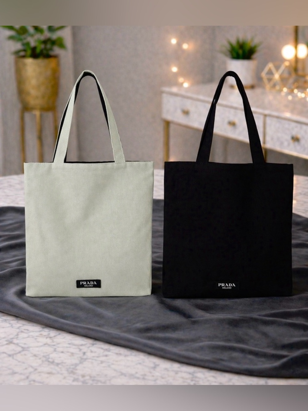 Prada Beauty Tote and Pouch Set